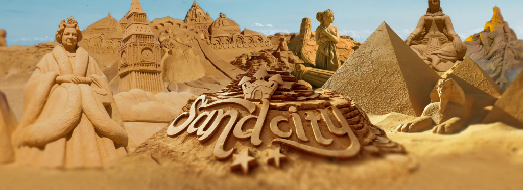 Sandcity miasto z piasku w Lagoa Algarve